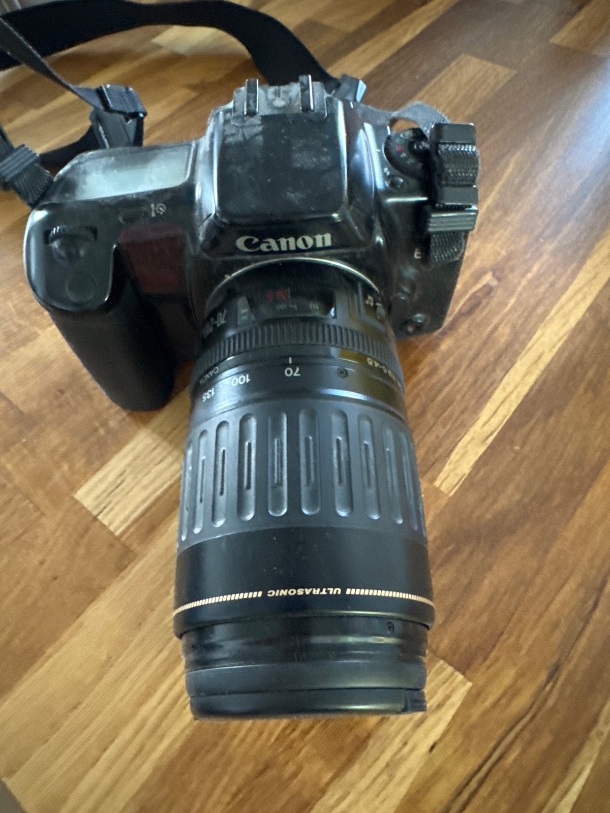 Canon Spiegelreflexcamera met 70-210mm lens, Ophalen of Verzenden, Zo goed als nieuw, Spiegelreflex, Canon