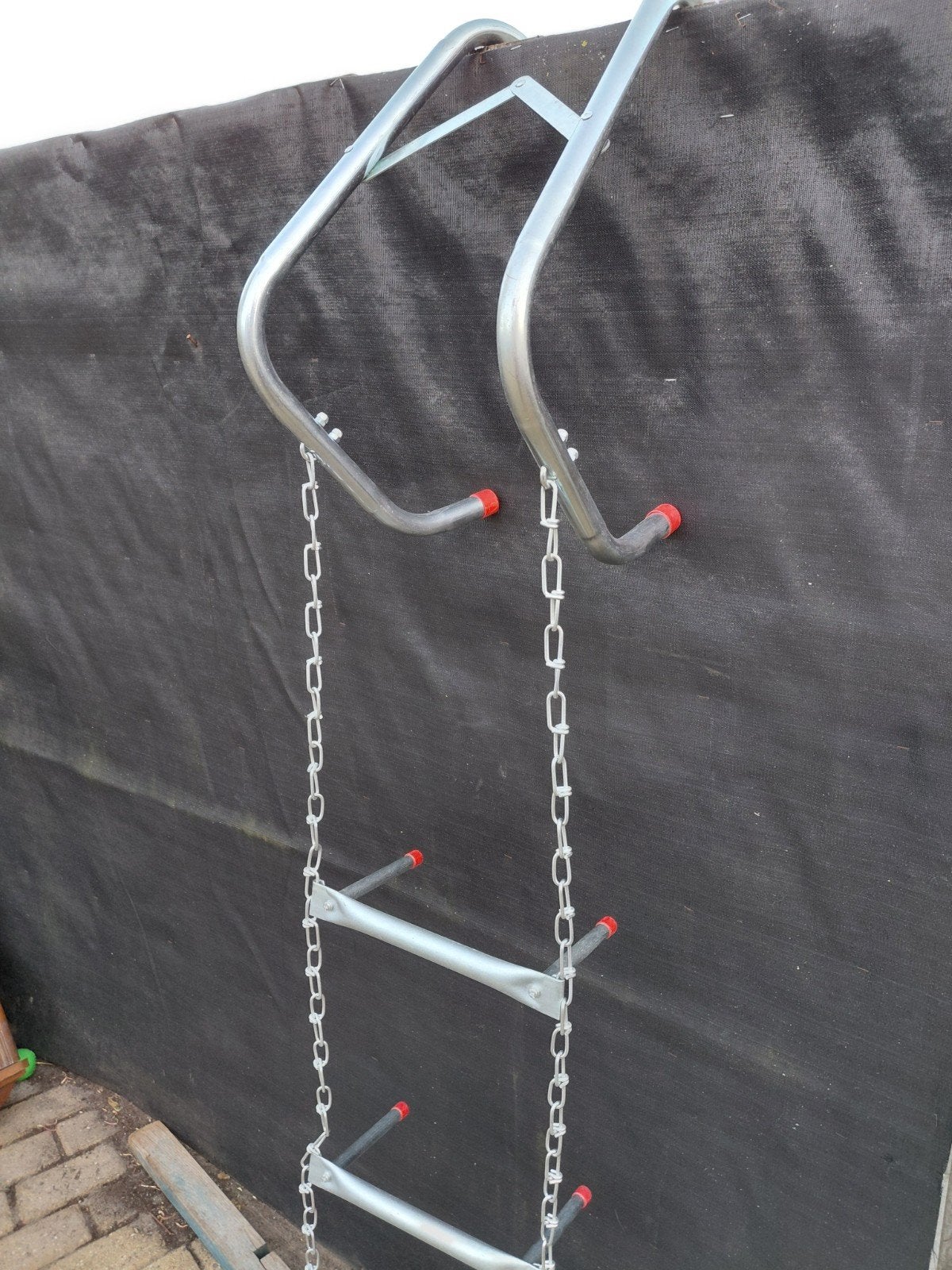 Nieuwe Opvouwbare Brandladder / Vluchtladder - 4 meter, Doe-het-zelf en Verbouw, Ladders en Trappen, Nieuw, Ladder, 4 meter of meer