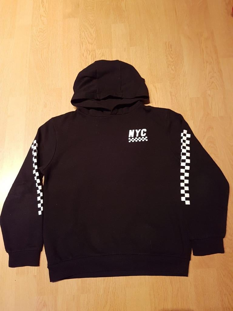 NYC zwarte trui mt maat 152., Ophalen of Verzenden, Zo goed als nieuw, Jongen, Trui of Vest