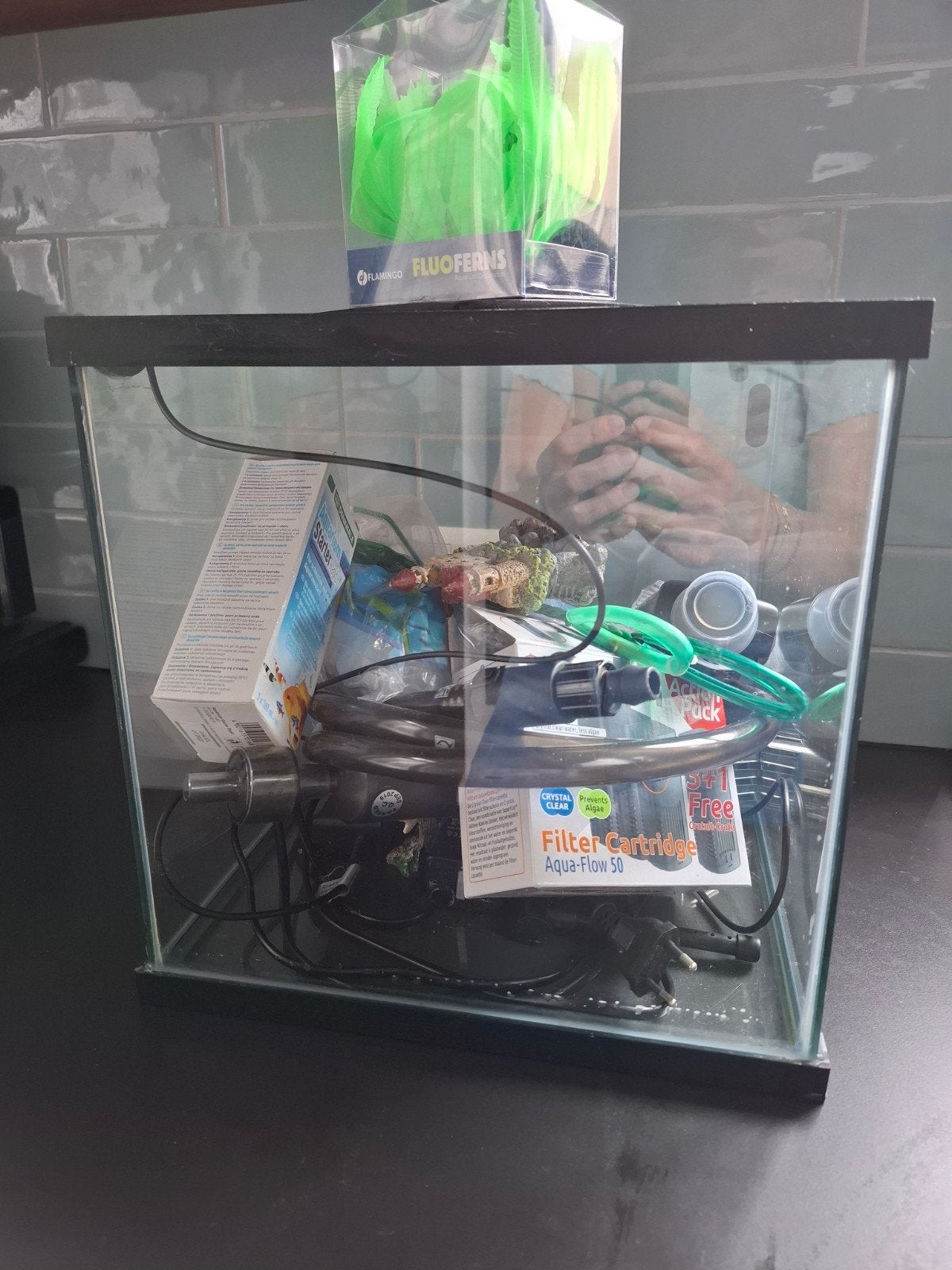 Aquarium, Dieren en Toebehoren, Ophalen, Gebruikt, Leeg aquarium