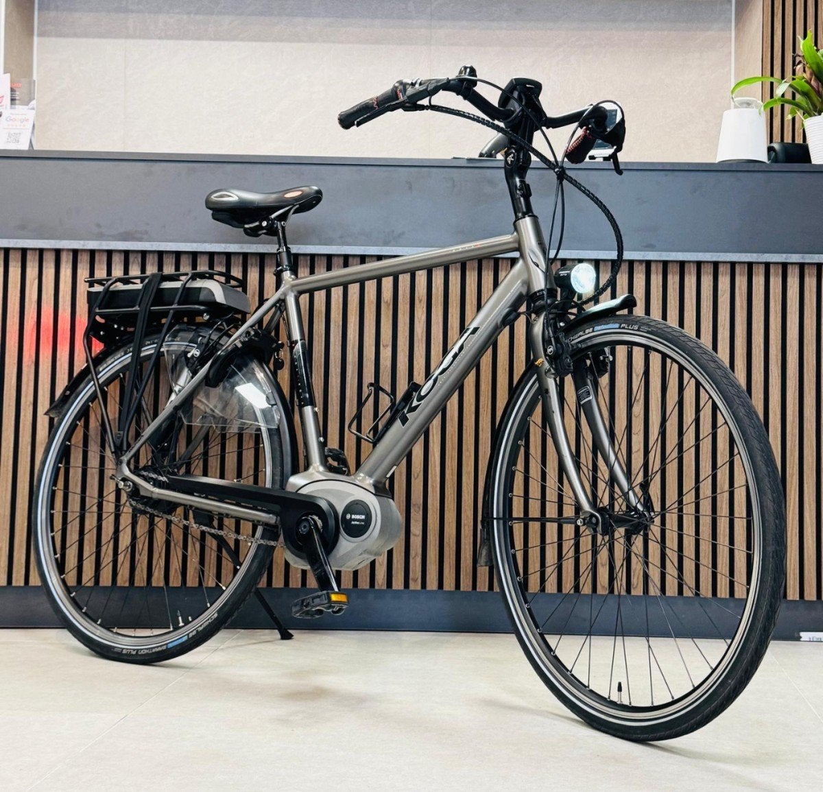 Koga E-Nova Bosch Systeem Heren Grijs 57cm, Fietsen en Brommers, Gebruikt, -, -, -