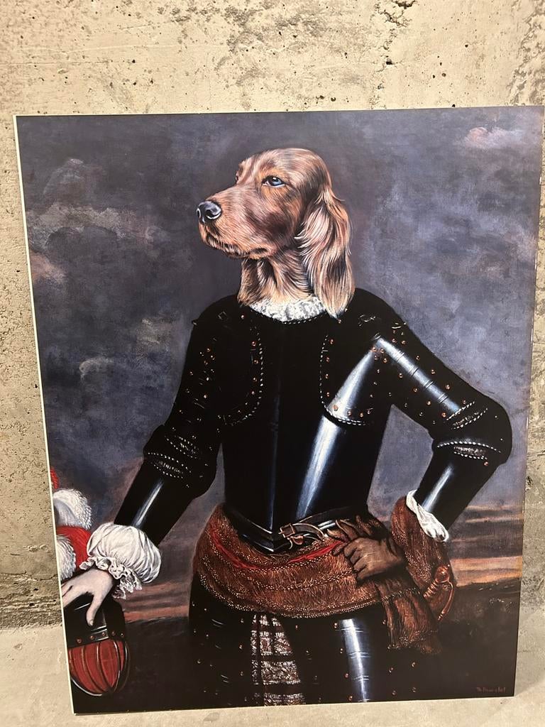 Ierse Setter, Antiek en Kunst, Kunst | Schilderijen | Modern, Ophalen