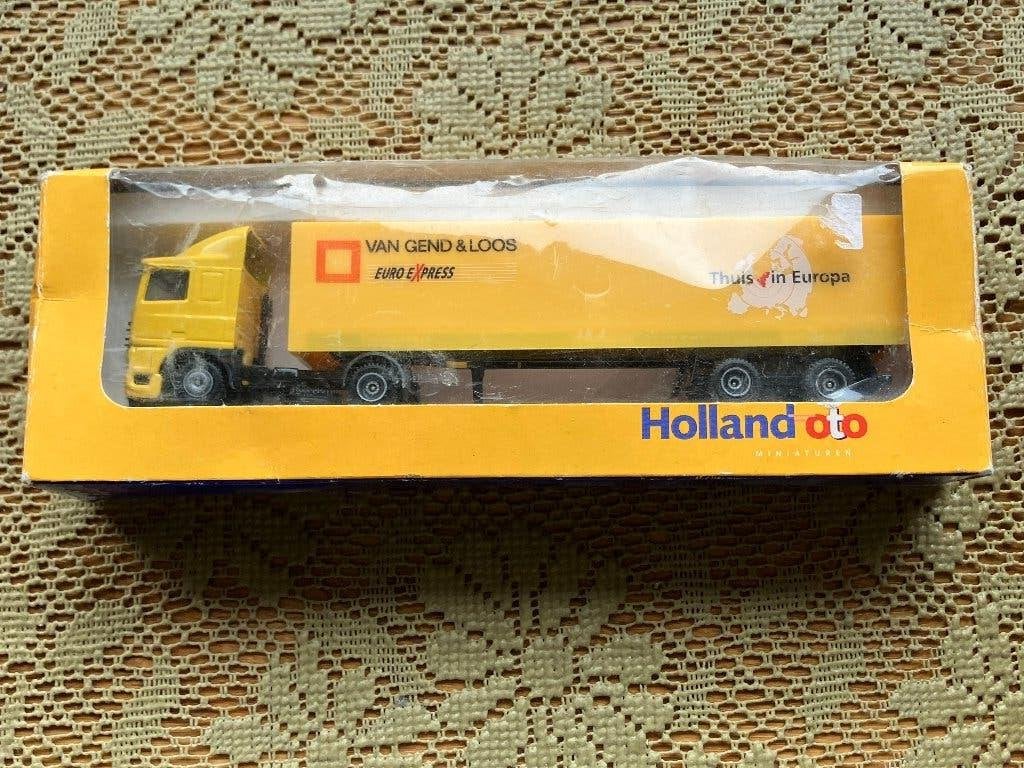 modelauto mercedes-daf 1:87, Hobby en Vrije tijd, Ophalen of Verzenden, Zo goed als nieuw, Bus of Vrachtwagen, Overige merken
