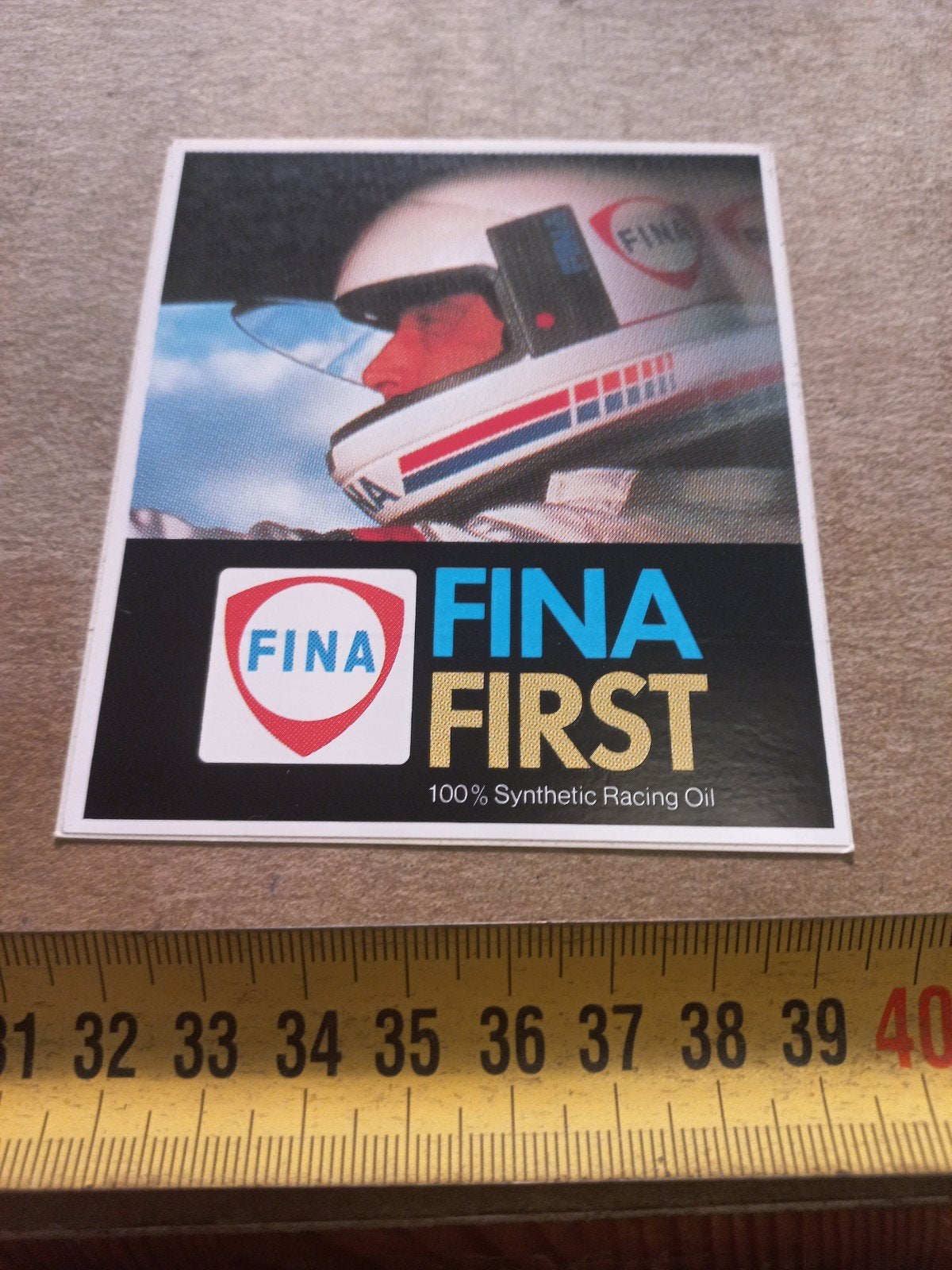Fina First 100% Synthetic Racing Oil Sticker, Ophalen of Verzenden
