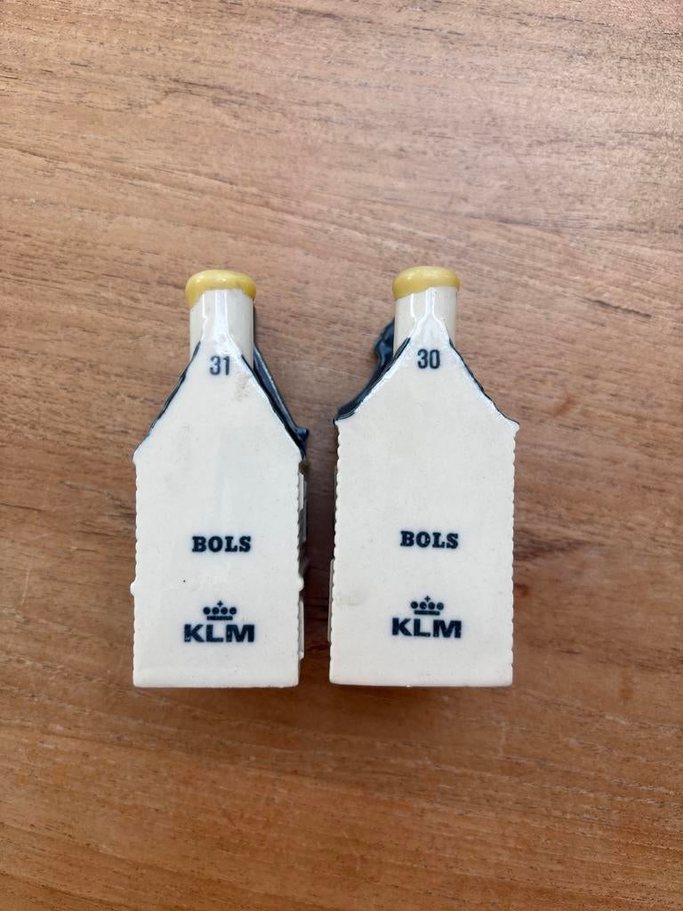 KLM BOLS Delfts Blauw huisjes 30 en 31, Ophalen, Zo goed als nieuw