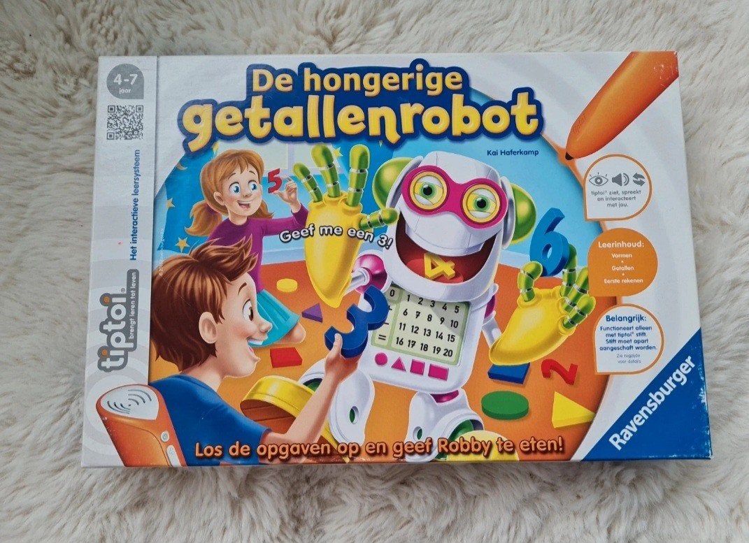 Tiptoi De Hongerige Getallenrobot (excl. stift), Ophalen of Verzenden, Zo goed als nieuw