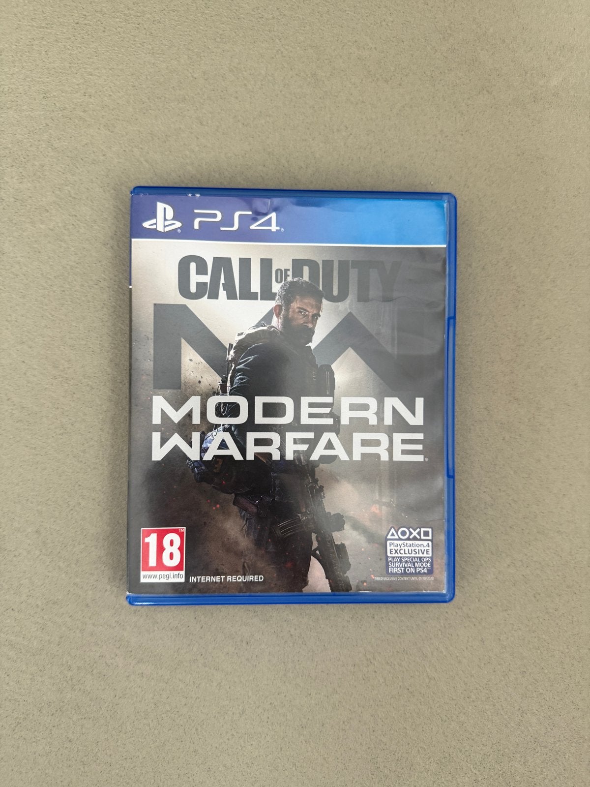 Call of Duty Modern Warfare PS4 - Zo goed als nieuw, Spelcomputers en Games, Games | Sony PlayStation 4, Online, Vanaf 18 jaar