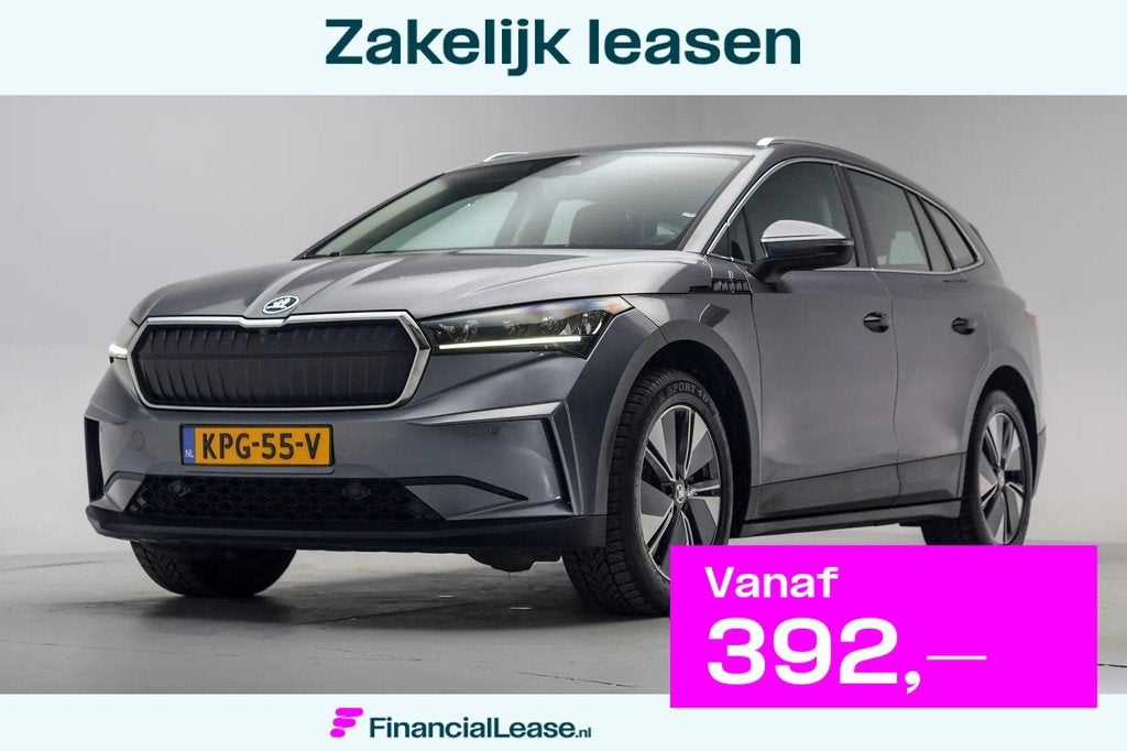 Skoda Enyaq iV 80 Comfort 3-fase [ LED Cruise Camera ], Automaat, Gebruikt, 495 min, Leder
