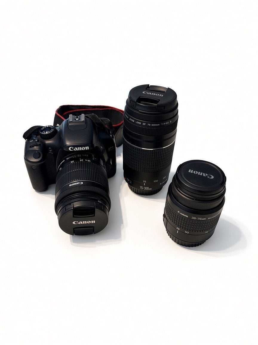 Zeer complete Canon EOS 550D Spiegelreflexcamera, Spiegelreflex, Canon, Zo goed als nieuw, Accu