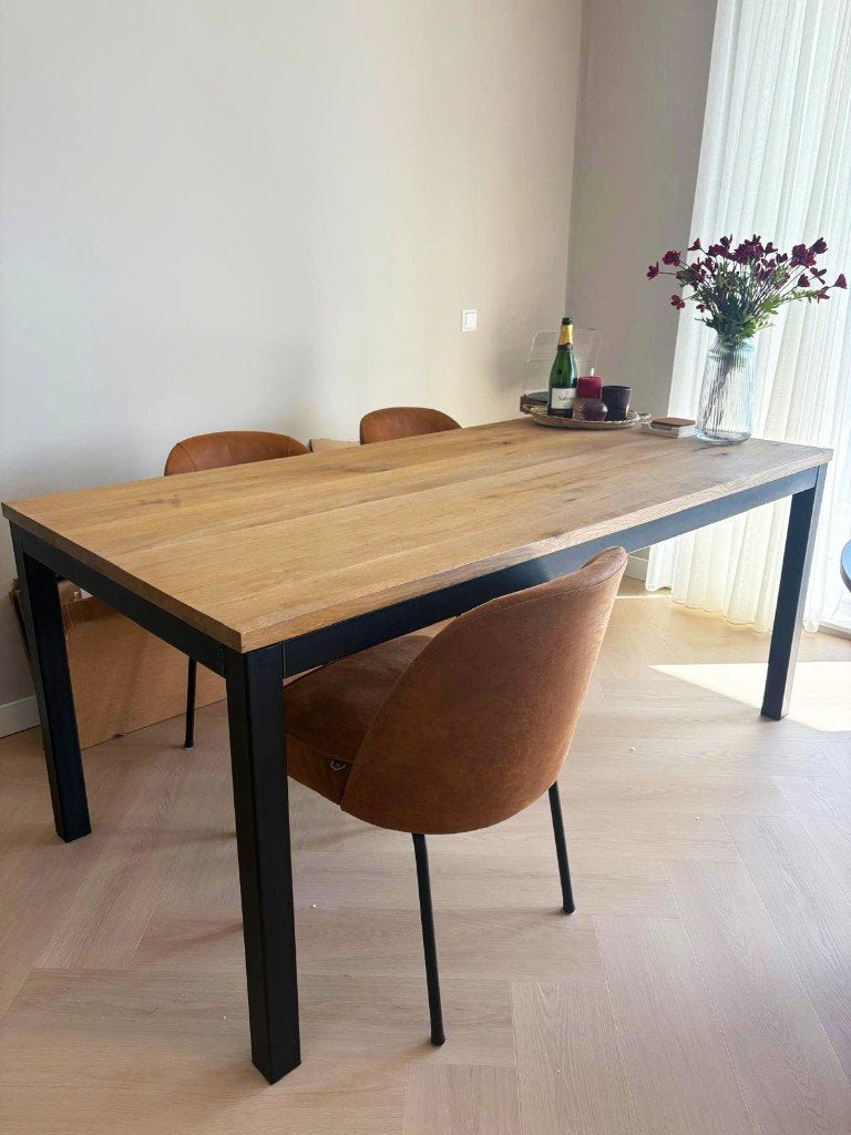 eettafel, Ophalen, Gebruikt, 50 tot 100 cm, 150 tot 200 cm