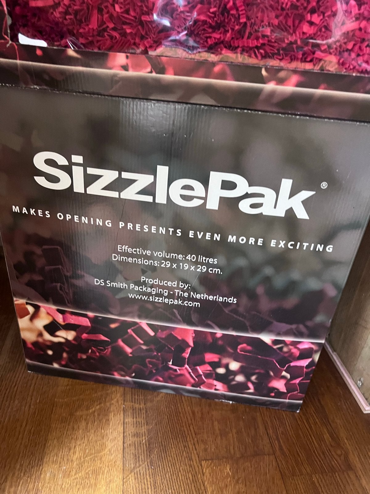 Sizzle pak decoratief opvulmateriaal in rood en blauw, Ophalen of Verzenden, Nieuw