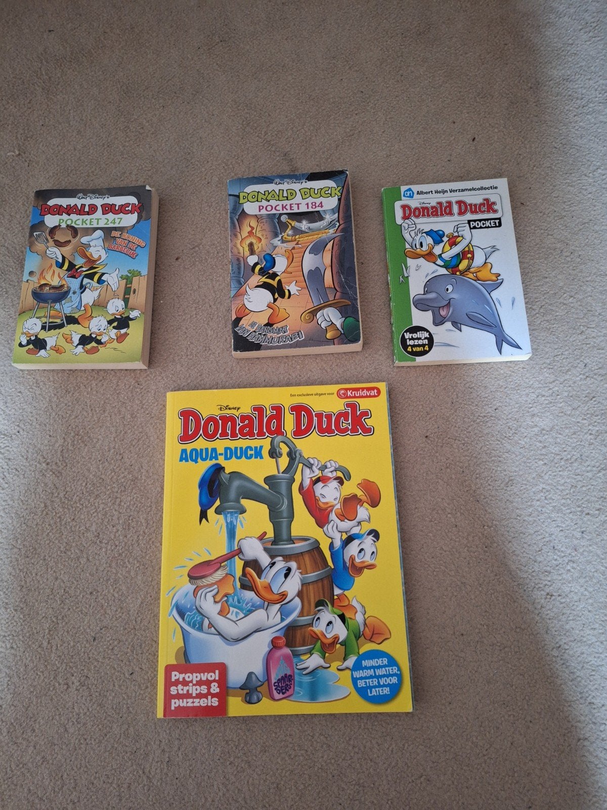 Donald Duck Pocket en Aqua-Duck stripboeken, Ophalen of Verzenden