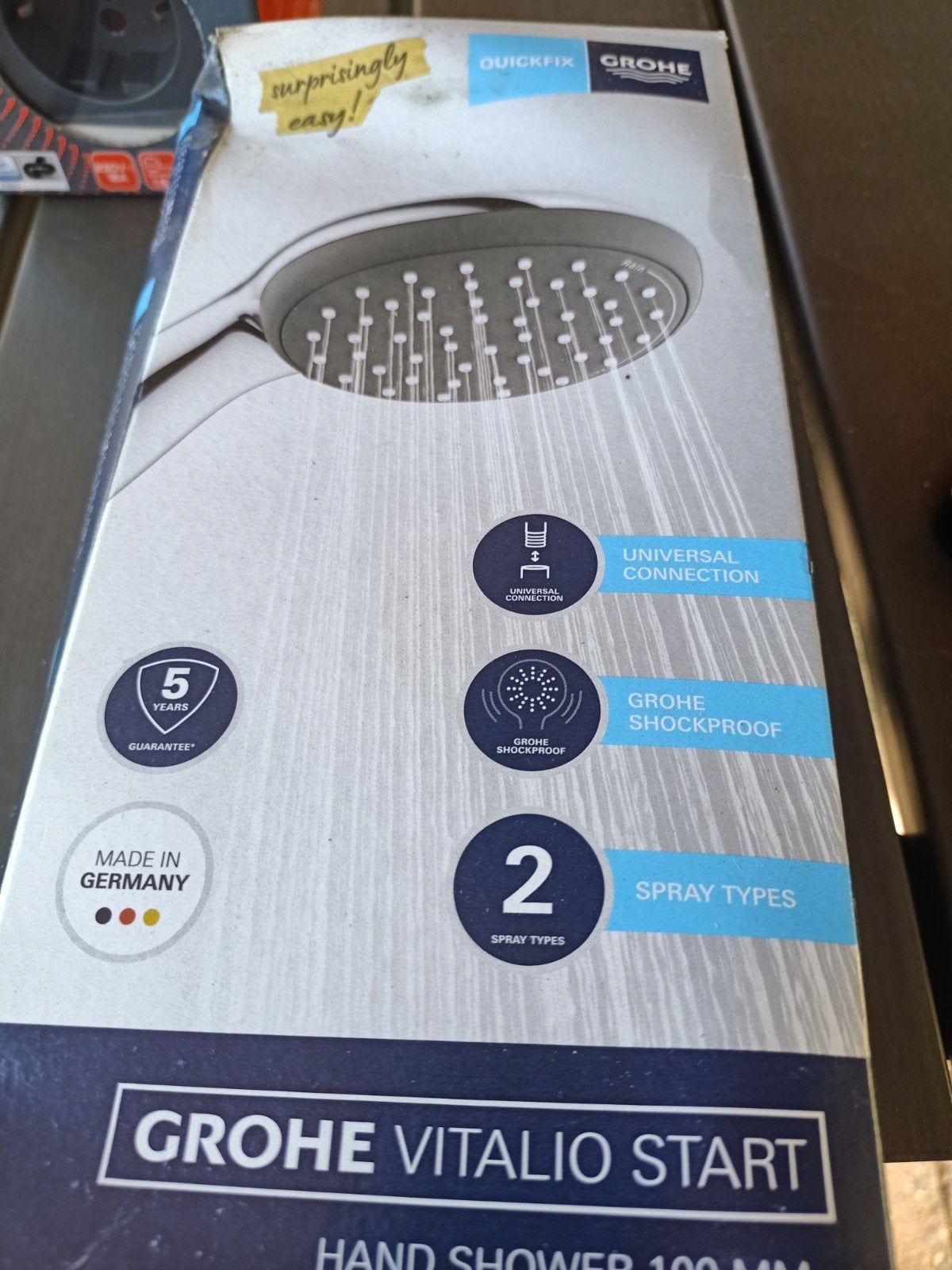 Grohe Vitalio Start handdouche 100 mm - Nieuw in doos, Ophalen of Verzenden, Nieuw, Chroom, Douche