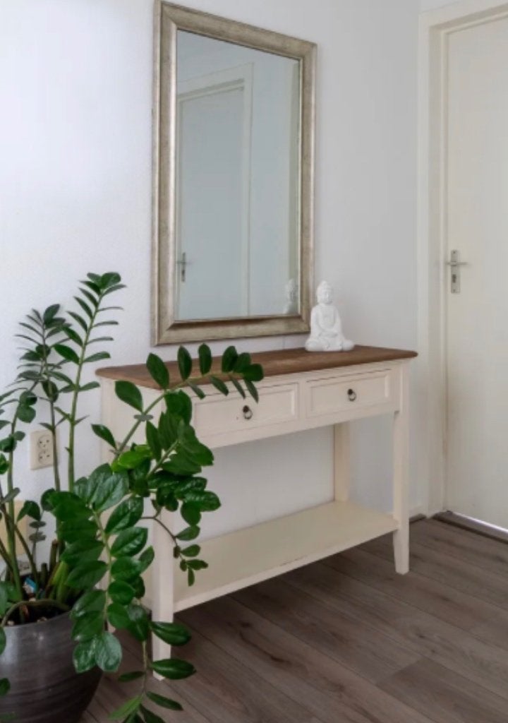 Bijzettafel, 55 tot 75 cm, Zo goed als nieuw, Rechthoekig, Hout