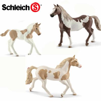 Schleich Paint Horse Familie - Paard, merrie en veulen, Ophalen of Verzenden, Zo goed als nieuw