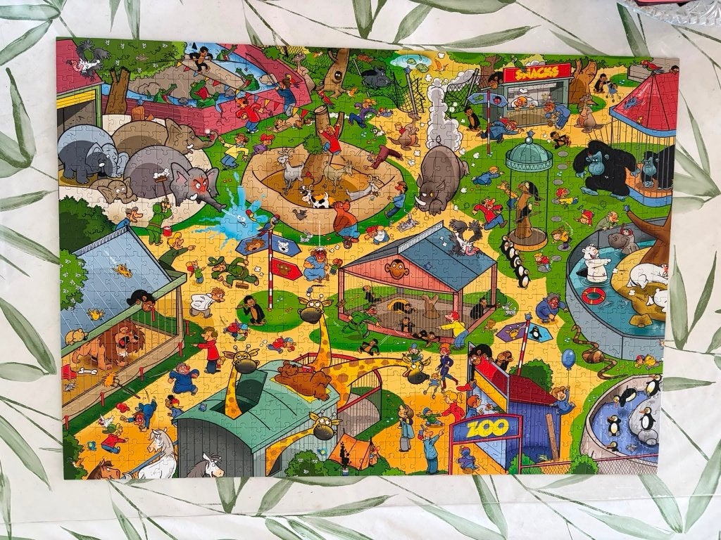 puzzel that's life dierentuin zoo 1000 stukjes Goliath, Ophalen of Verzenden, 500 t/m 1500 stukjes, Zo goed als nieuw, Legpuzzel