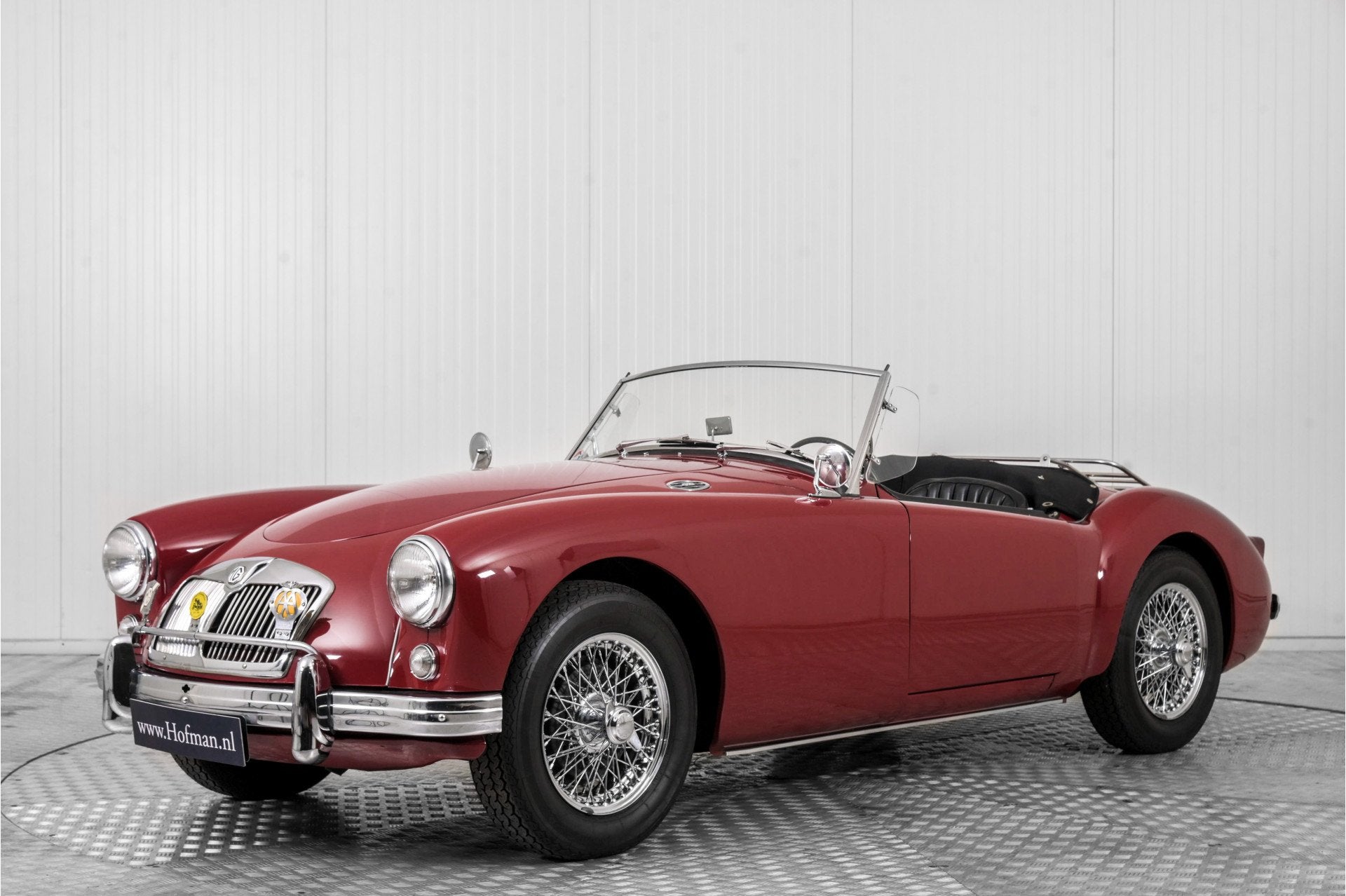 MG A MGA Roadster 1500 (bj 1957), Auto's, Gebruikt, 4 cilinders, Leder, Bedrijf