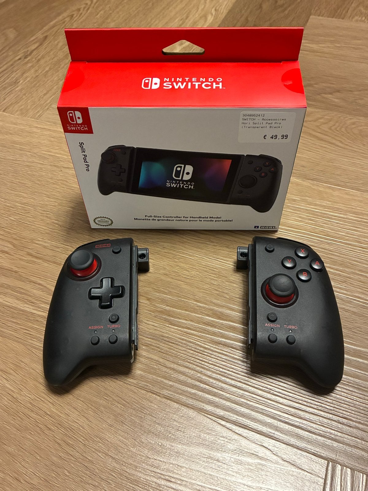 Hori Split Pad Pro  Nintendo Switch - Zwart met bon, Ophalen, Zo goed als nieuw, Met 2 controllers, Switch Original