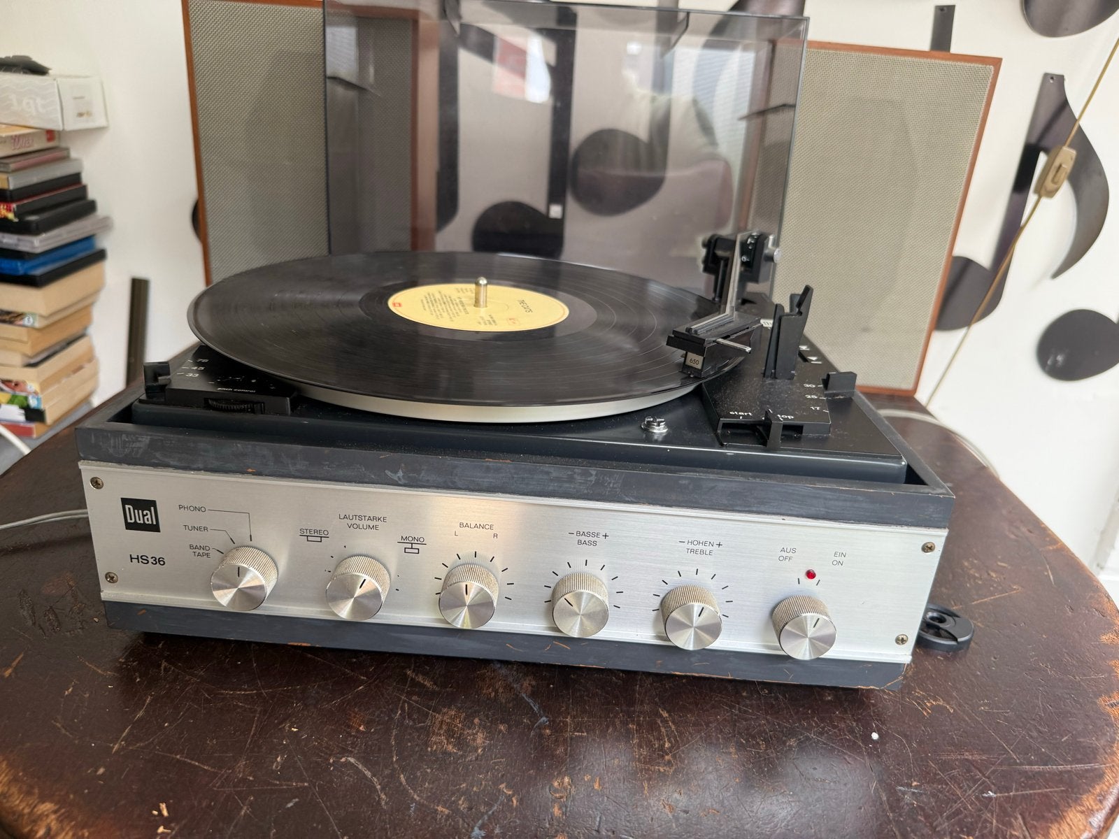 Dual HS36 Platenspeler met Geïntegreerde Versterker, Ophalen, Gebruikt, Platenspeler, Dual