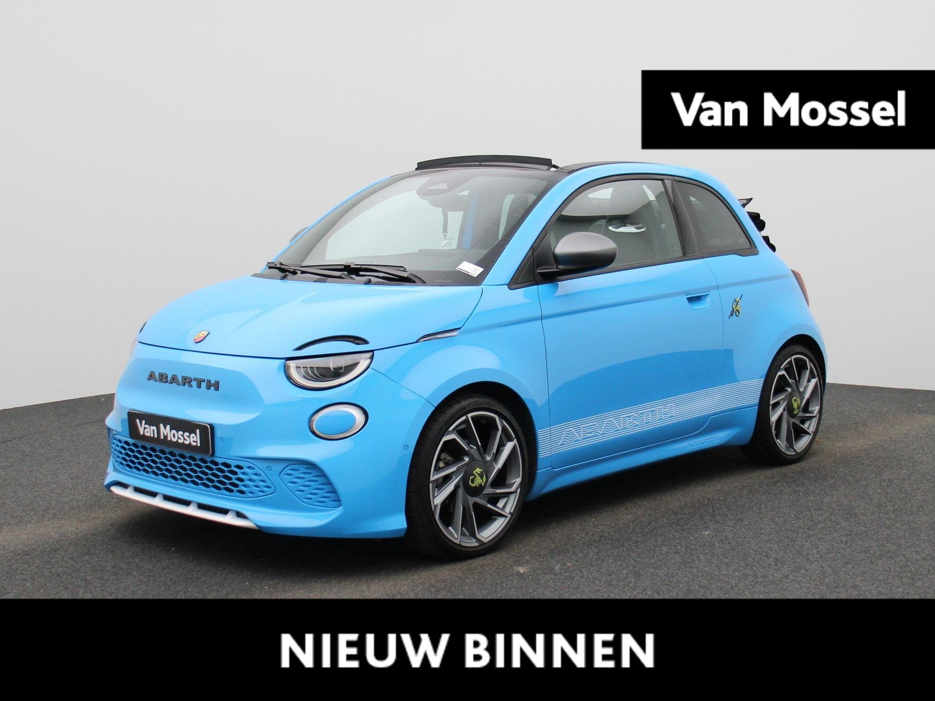 Fiat 500 C Abarth Scorpionissima 42 kWh | Cabrio | Apple Car, Auto's, 12 maanden, Gebruikt, Alcantara, 155 pk