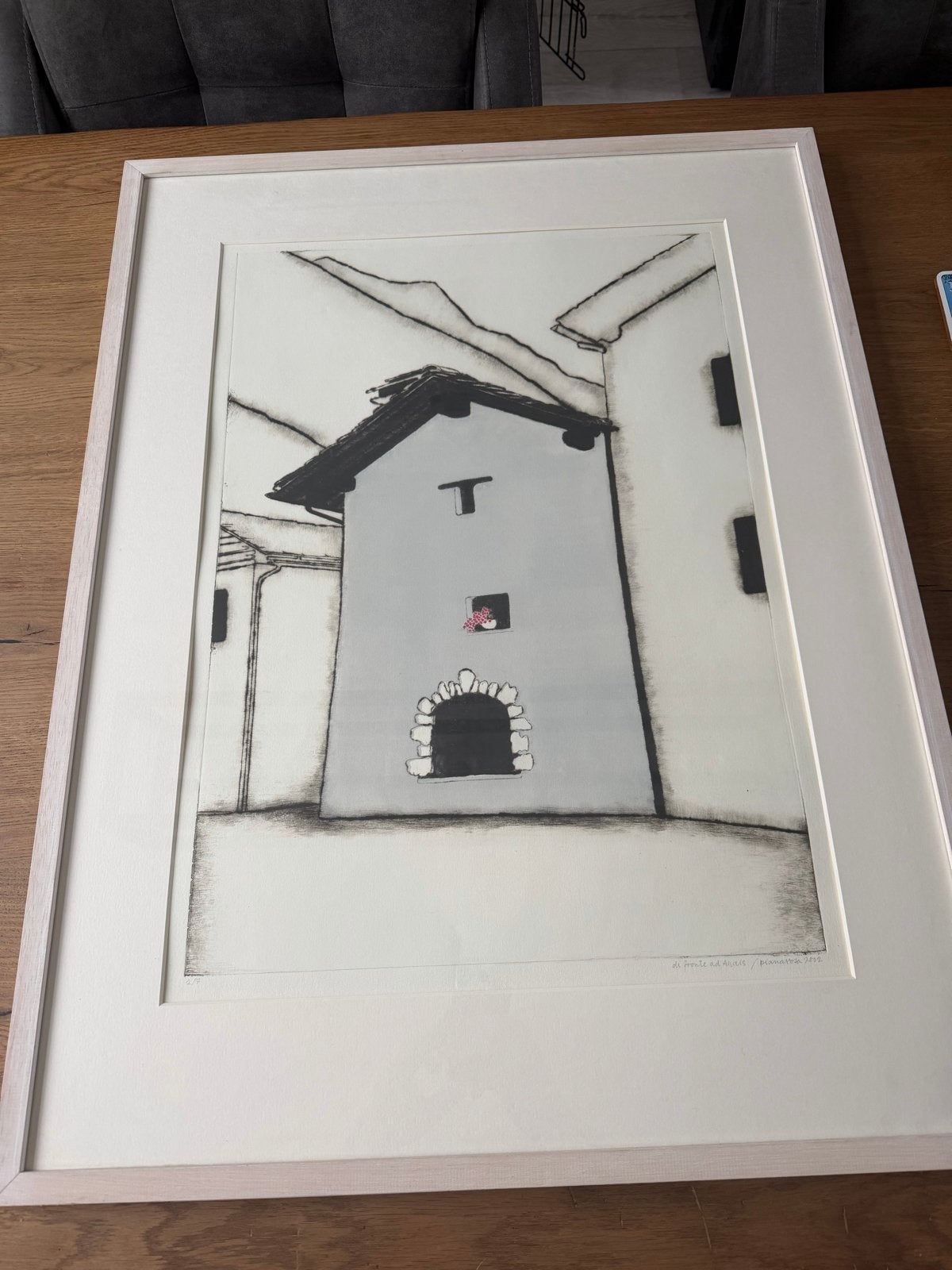 Margeritha Pianorosa - Di fronte ad Anais - Ets 1/7, Antiek en Kunst, Kunst | Etsen en Gravures, Architectuur, 2000 tot heden