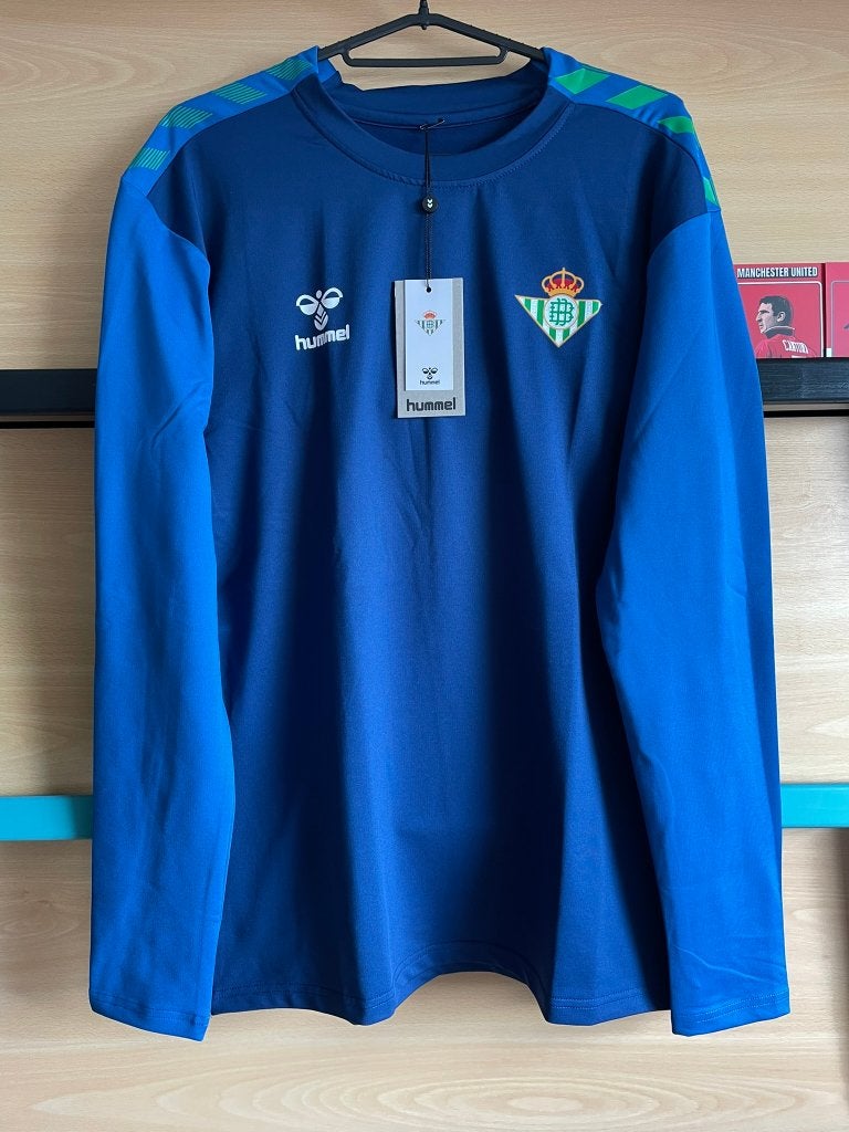 Real Betis Hummel Trainingstrui Nieuw Maat S, Kleding | Heren, Blauw, Nieuw, Ophalen of Verzenden, Voetbal
