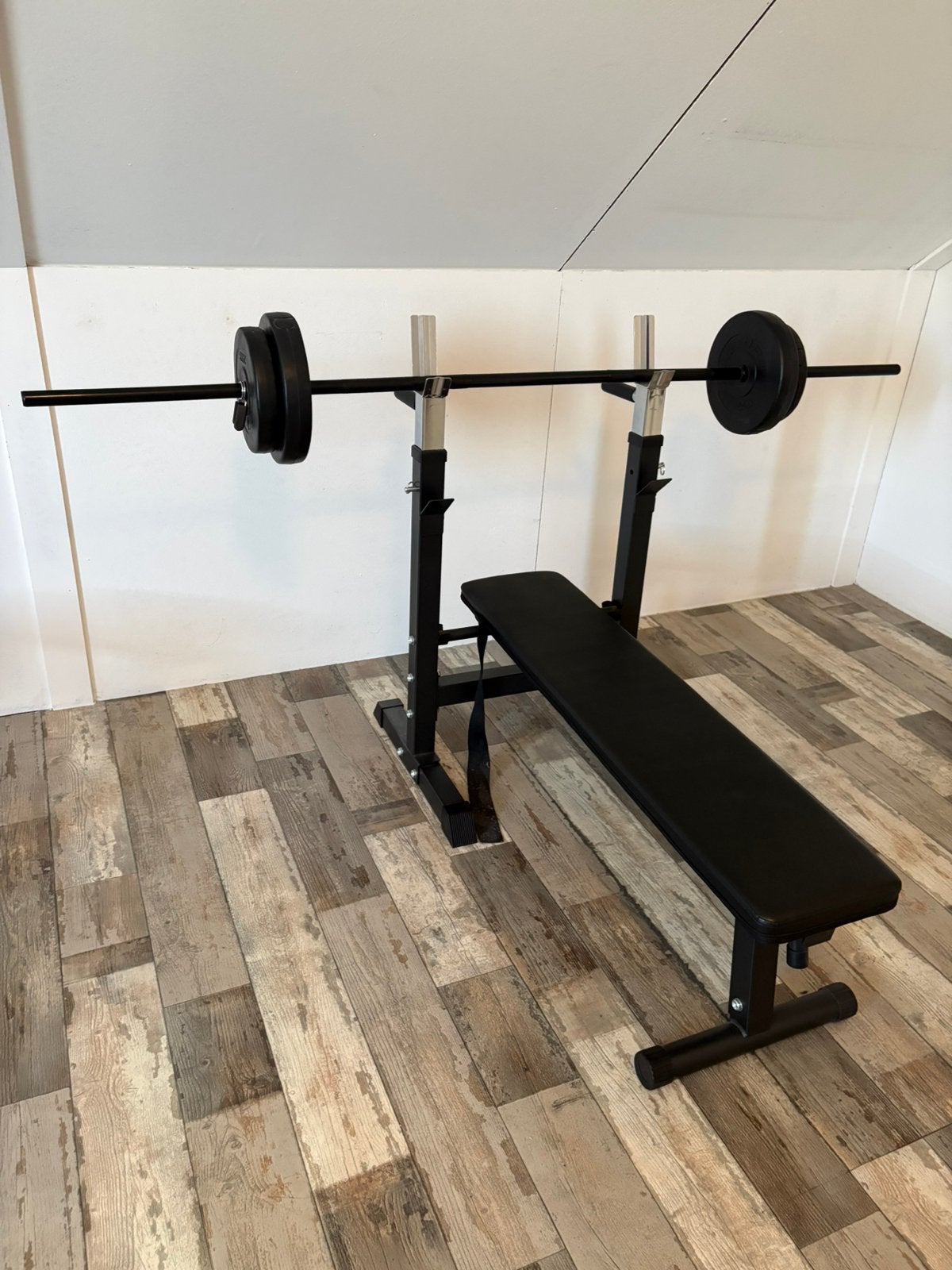 Halterbank, Ophalen, Zo goed als nieuw, Fitnessbank