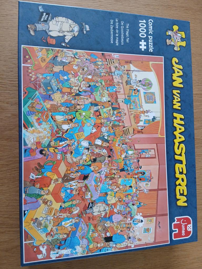 Jan van Haasteren puzzel, Hobby en Vrije tijd, Denksport en Puzzels, Ophalen of Verzenden, 500 t/m 1500 stukjes, Zo goed als nieuw