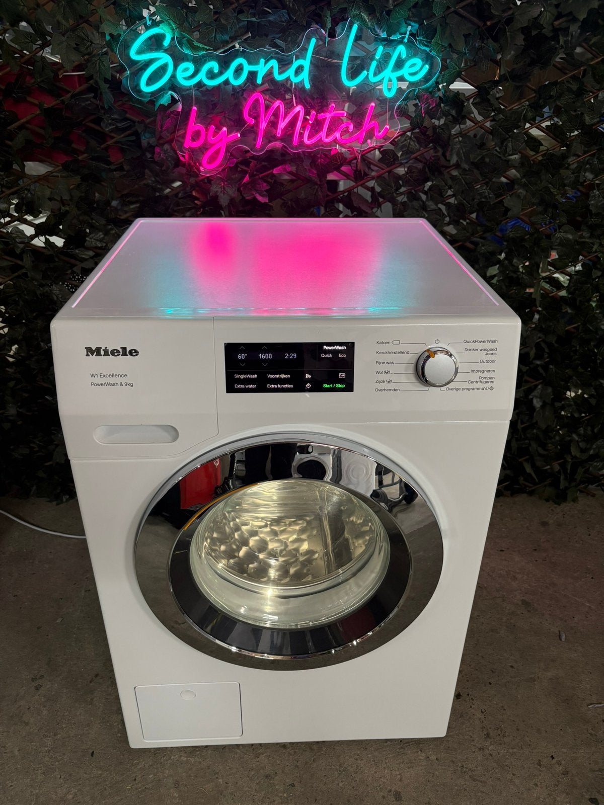 Miele W1 XL 9kg PowerWash Wasmachine, Witgoed en Apparatuur, Ophalen, 8 tot 10 kg, Refurbished, 1600 toeren of meer