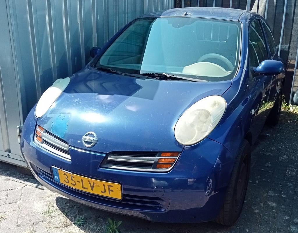 Nissan Micra 1.2 2003 apk verlopen, Voorwielaandrijving, Beige, 4 cilinders, Blauw