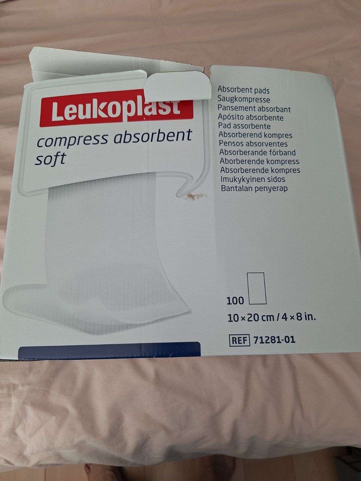 Leukoplast compress, Ophalen of Verzenden