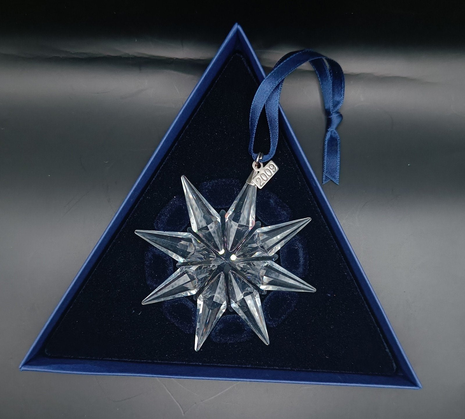 Swarovski kerstster 2009, Verzamelen, Swarovski, ., Ophalen of Verzenden, Zo goed als nieuw, Figuurtje