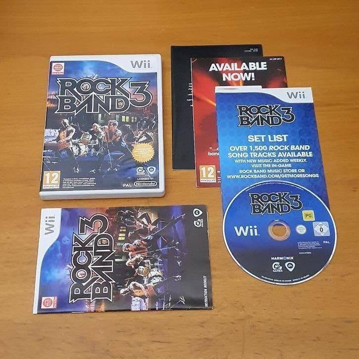 Wii | Rock Band 3 / RockBand 3, Muziek, Gebruikt, Ophalen of Verzenden, 3 spelers of meer