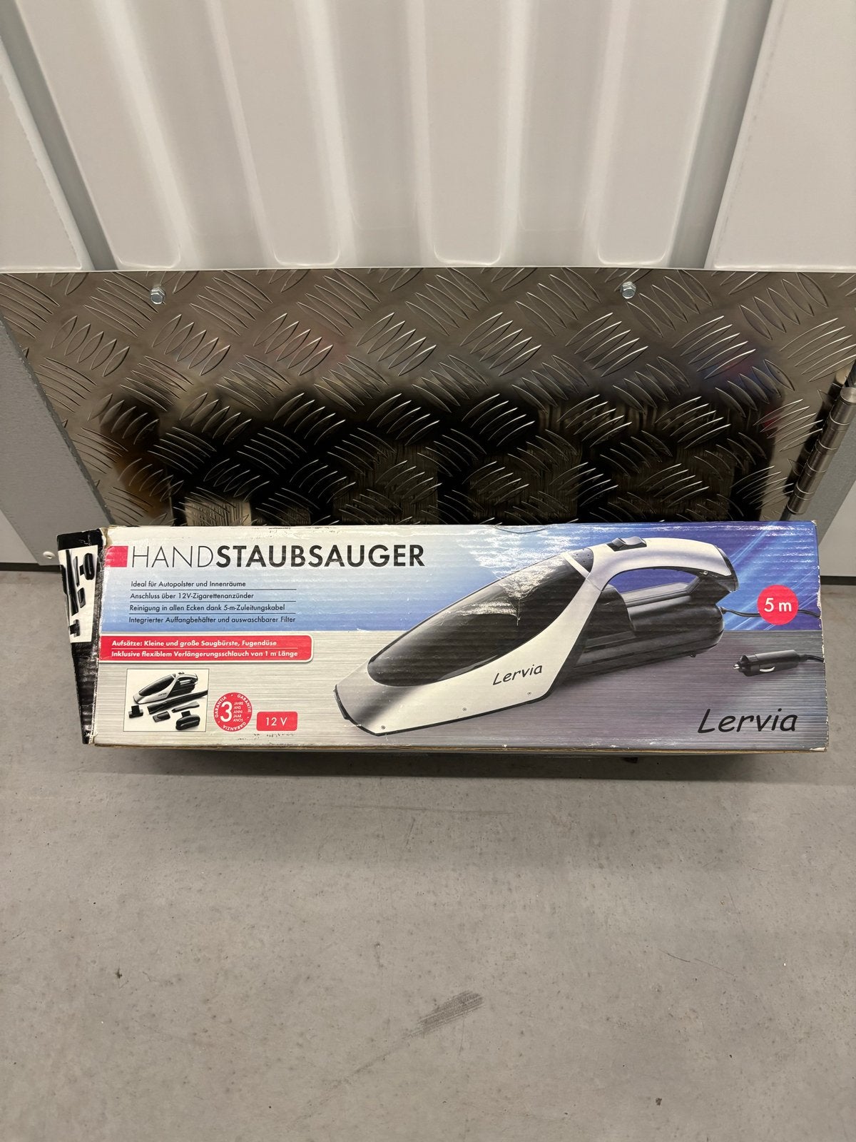 Lervia Handstofzuiger 12V - Ideaal voor auto en interieur, Ophalen, Kruimeldief, Nieuw, Reservoir