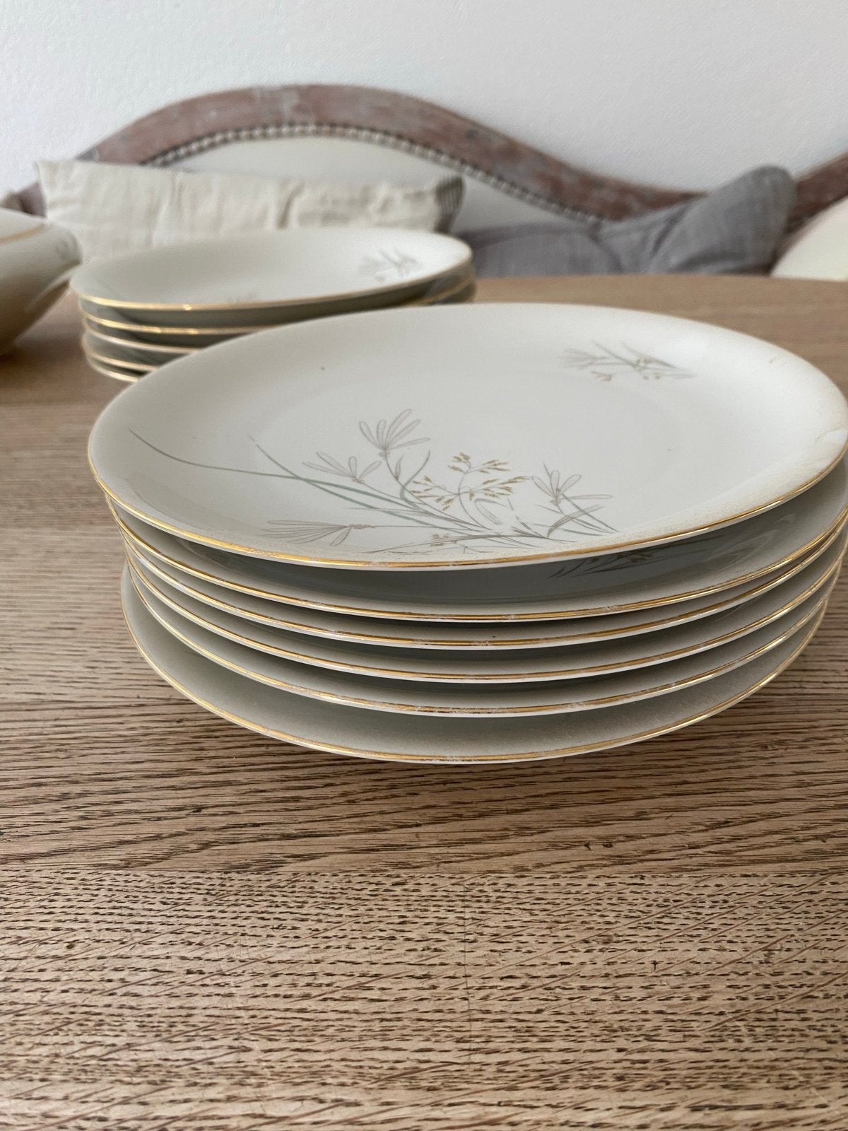 Vintage KPM Krister Germany servies jaren '50 - 11 borden, Ophalen