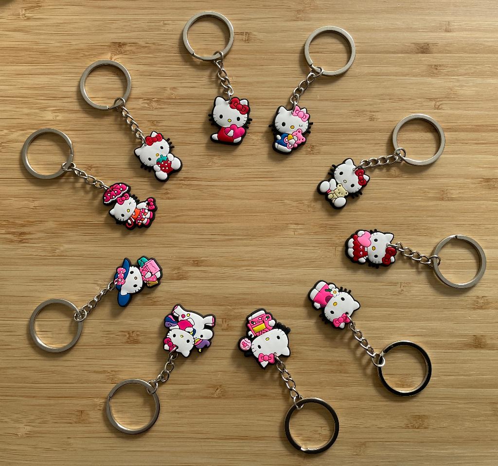Hello Kitty sleutelhangers, Verzenden, Nieuw