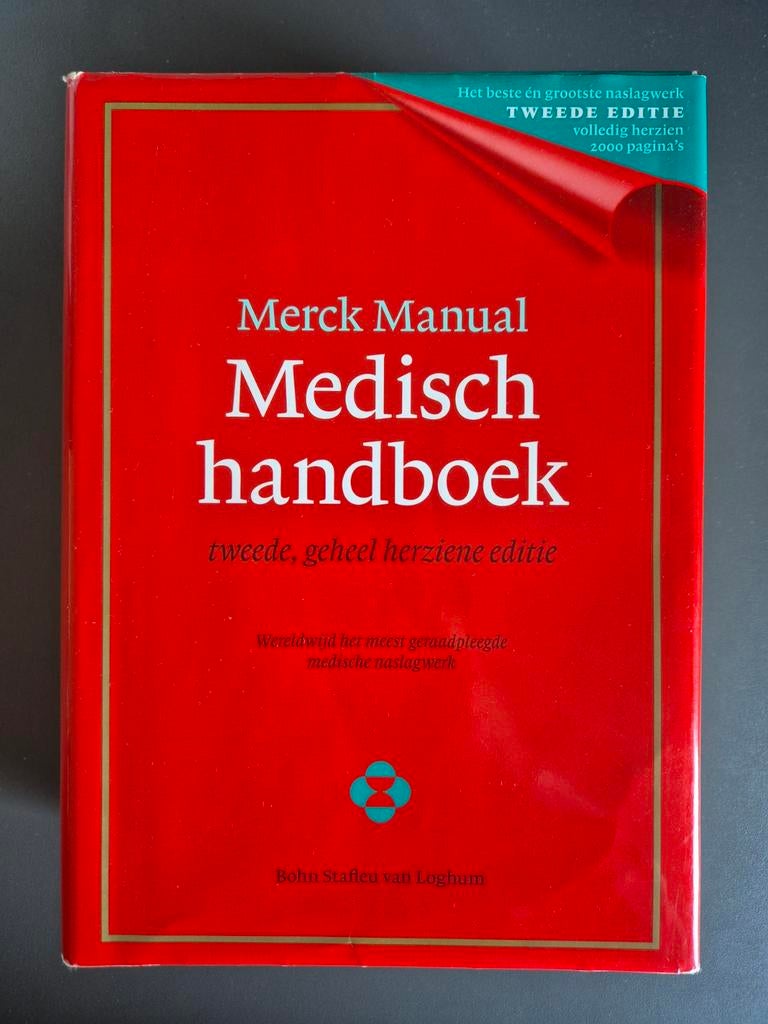 Merck Manual Medisch handboek, Boeken, Studieboeken en Cursussen, Ophalen of Verzenden, Beta, Gelezen, WO