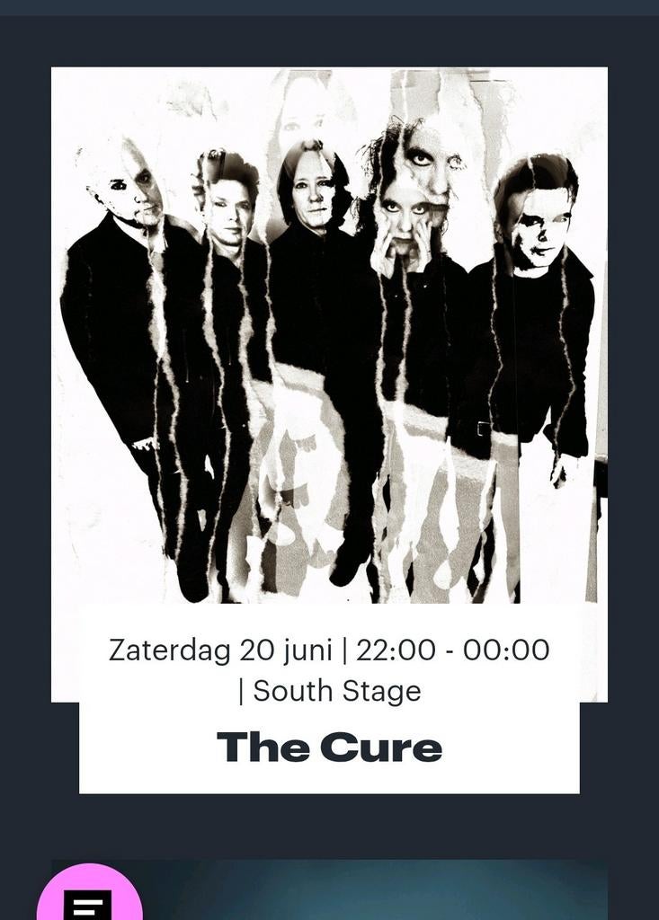 Tickets voor Pinkpop zaterdag 20 juni oa The Cure Editors, Drie personen of meer, Juni