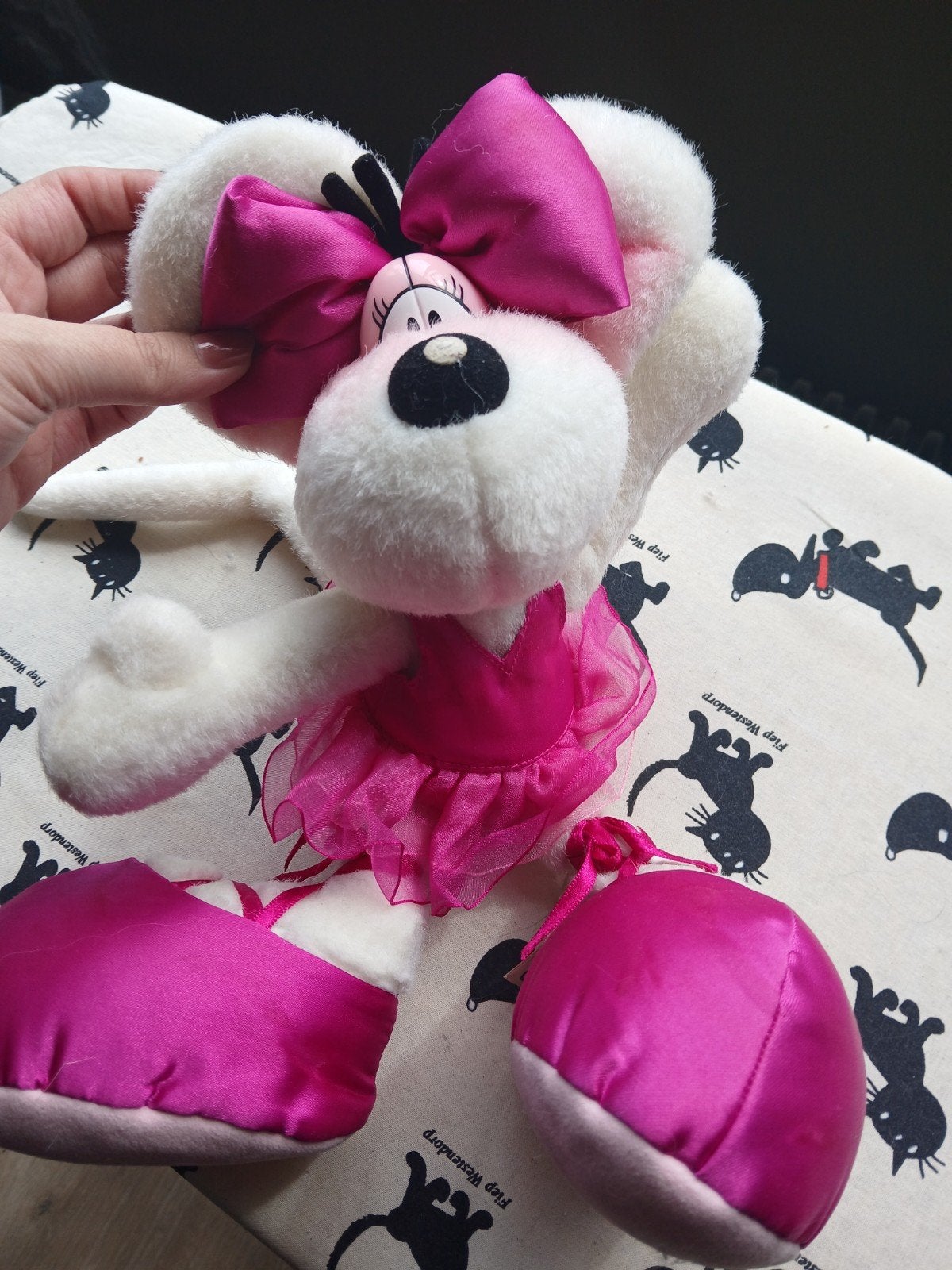 Diddl knuffel in roze balletpakje, Verzenden, Zo goed als nieuw