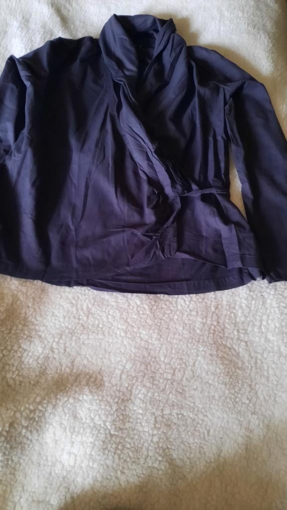Bandolero Overslag Blouse maat 42, Kleding | Dames, Blouses en Tunieken, Gedragen, Maat 38/40 (M), Blauw, Ophalen of Verzenden