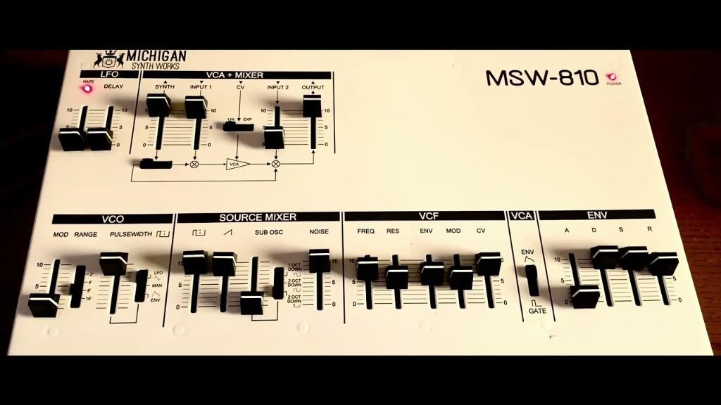 MSW-810 Analog Monosynth, Muziek en Instrumenten, Synthesizers, Zo goed als nieuw, Overige aantallen, Overige merken, Ophalen of Verzenden