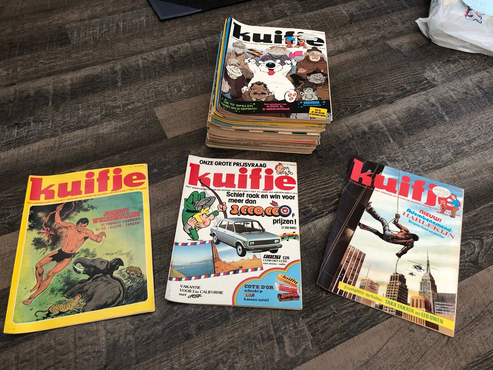 Kuifje Tijdschriften 1978, Ophalen, Gelezen, Overige typen