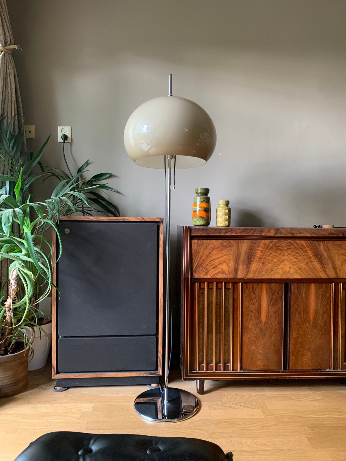 Vintage Gepo mushroom vloerlamp, Huis en Inrichting, Kunststof, Vintage, Zo goed als nieuw, 150 tot 200 cm