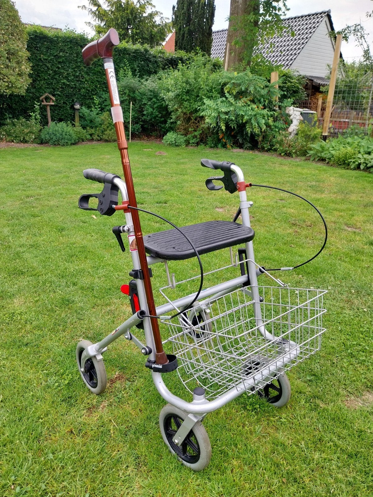 Rollator van premis,  wandelstok verstelbaar, Diversen, Rollators, Ophalen, Gebruikt