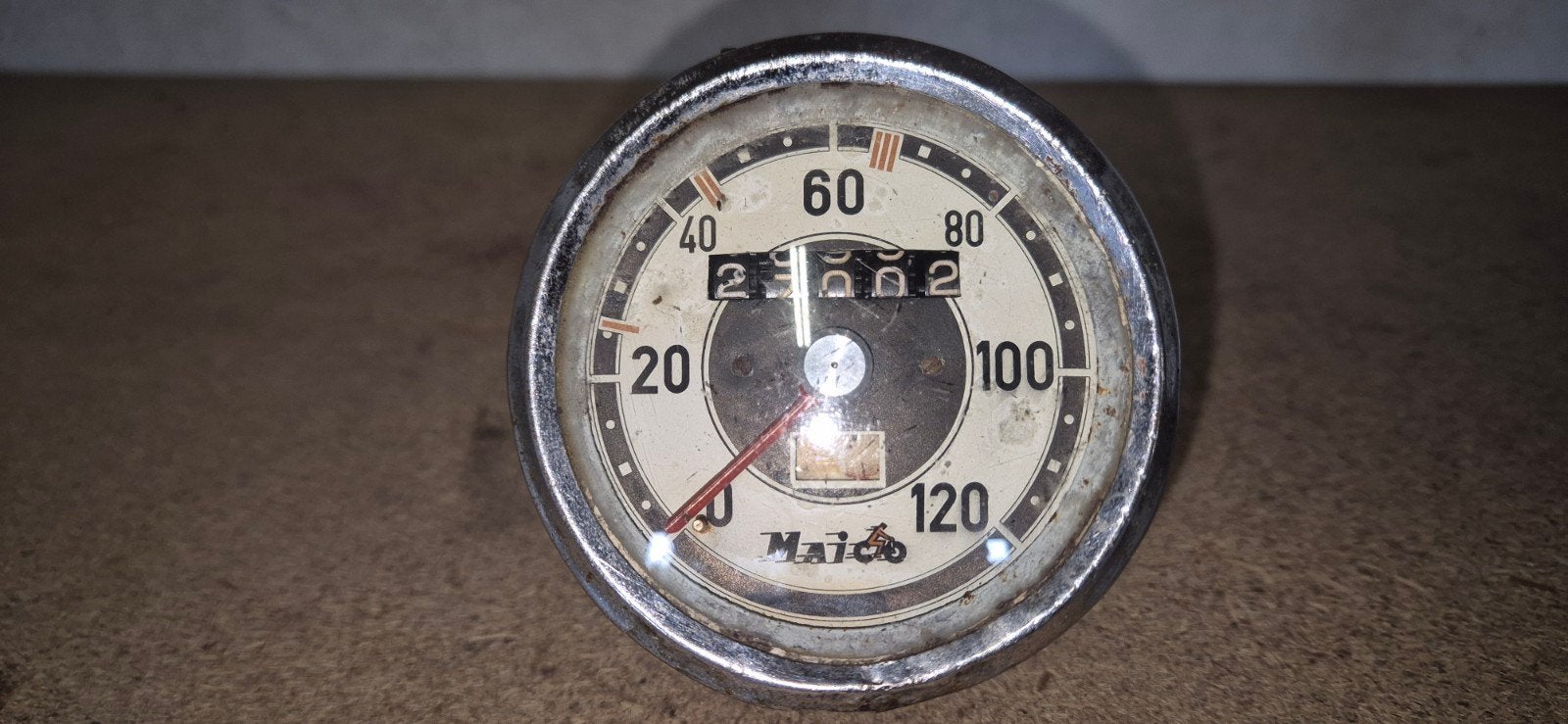 Maico motorfiets kilometerteller - Vintage, Motoren, Ophalen of Verzenden