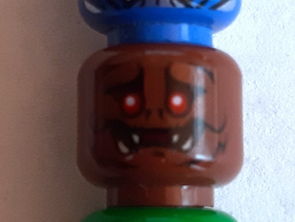 3626pb1077: Alien with Red Eyes, Ophalen of Verzenden, Zo goed als nieuw, Minifiguur, Lego