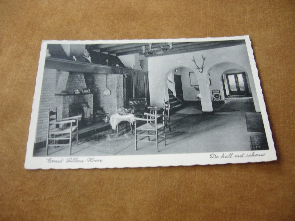 LAGE VUURSCHE  =  ERNST SILLEM HOEVE - DE HALL MET SCHOUW, Verzenden, 1920 tot 1940, Gelopen, Utrecht