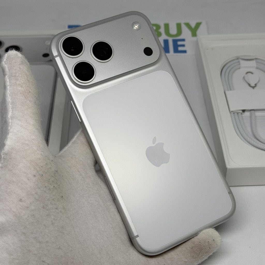 iPhone 17 Pro Max 256GB zilver /krasvrij /100% batt /garanti, 256 GB, Apple, Zonder simlock, Apple Park Way, Cupertino, California