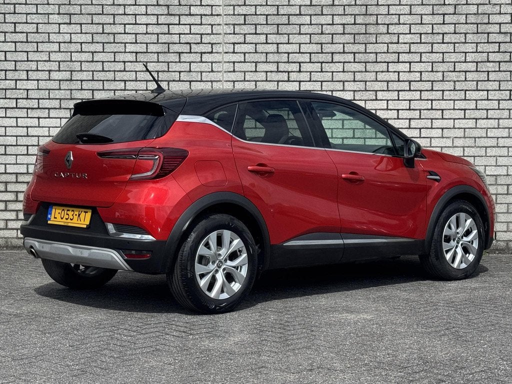 Renault Captur 1.0 TCe 100 Bi-Fuel Intens | Achteruitrijcame, 101 pk, Gebruikt, Met garantie (alle), Leder en Stof