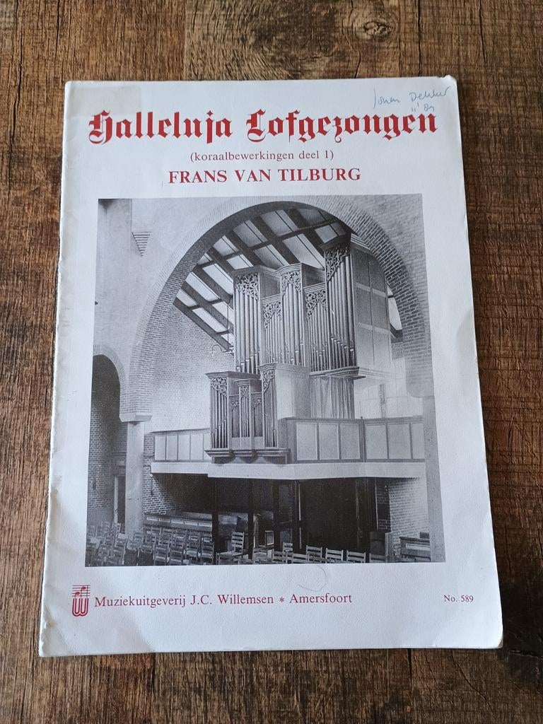 Koraalbewerkingen Deel 1 - Frans van Tilburg, Muziek en Instrumenten, Ophalen of Verzenden, Gebruikt, Religie en Gospel